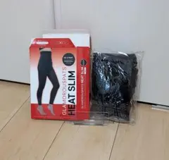 グラマラスパッツ ヒートスリム 裏起毛 着圧スパッツ チャコール M-L