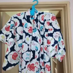 子供用浴衣　風鈴や蝶の模様110cm