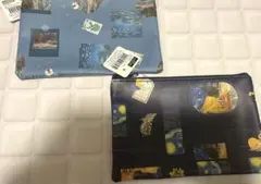 セリア　ゴッホ　モネ　ポーチセット