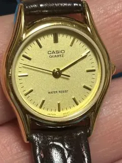 CASIO LTP-1094 レディース腕時計ゴールド文字盤 電池交換済 稼働品のサムネイル
