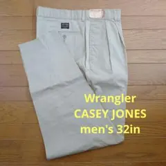 Wrangler CASEY JONES ワークパンツ ／ツータック／32in