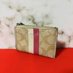 0036 COACH シグネチャー コインケース パスケース