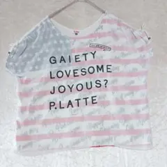 PINK-latte 星条旗 Tシャツ S 160シフォンのサムネイル