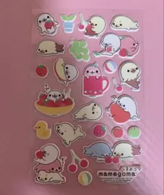 超レア 当時物 まめゴマ 平成レトロ ぷにぷに 立体 シール ステッカー