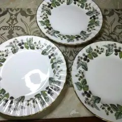 ロイヤルウースター　ラビニアホールケーキプレート28cm 丸 Royal Worcester - 【美品】ロイヤルウースター☆ラビニア