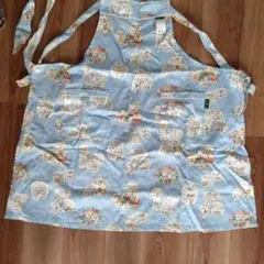 MINTON ティーカップ柄エプロン 水色系のサムネイル