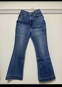 MOUSSY フレアデニムパンツ インディゴ サイズ24 - メルカリ