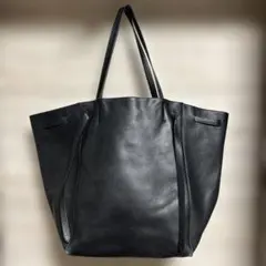 【希少・ヴィンテージ】CELINE セリーヌ レザー トートバッグ ブラック