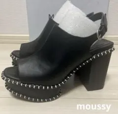 【急募】試着のみ厚底サンダルブラックWOODEN SOLE SABOT Lサイズ