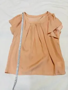 NATURAL BEAUTY BASIC 半袖ブラウス ピンク Sのサムネイル
