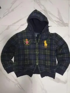 チェック パーカー