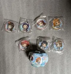 BANDAI＊ラブライブ！サンシャイン!!＊かぷりるずバッジ＊7個セット