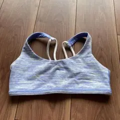 iviva★ルルレモン　スポーツブラ 青紫ストライプ　サイズ10