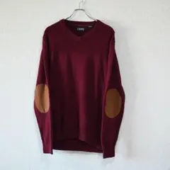 バーガンディ ニット