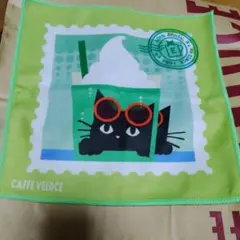 カフェベローチェ 40周年記念 タオルハンカチ 黒猫のサムネイル
