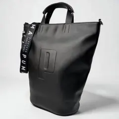 PUMA プーマ センス ショッパー レザー トートバッグ 2WAY ブラック