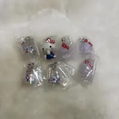 モンチッチメハローキティ めじるしアクセサリー 7個セット