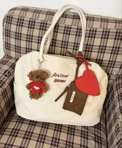 新品ALLISON BROWN HOLIDAY CANVAS MINI BAG - メルカリ