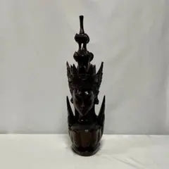 バリ インドネシア 木彫り女神像 黒檀 東南アジア 工芸品