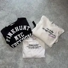 PINKHUNT 120 3点セット パーカー トレーナー お得