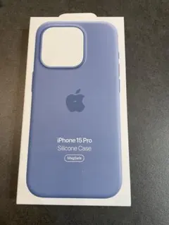 アップル純正 iPhone15 Pro ケース ウィンターブルー