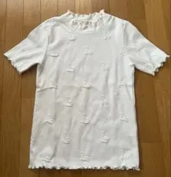 didizizi ディディジジ　スワンモチーフ　ハイネックカットソー　Tシャツのサムネイル