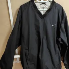 Nike Clima-Fit ブラック Vネックプルオーバージャケット