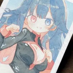 【一点物】水彩手描きアナログイラスト オリジナル