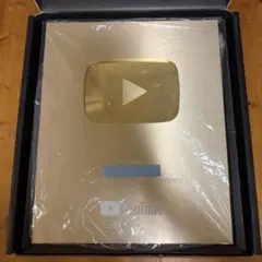 金の盾】登録者100万人記念激レア❗無記名の金の盾 YouTube - メルカリ