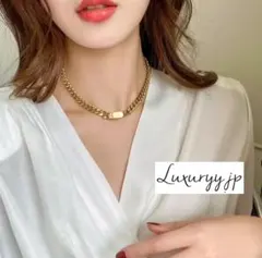 太めチェーン 超人気❣️ ゴールド サージカルステンレス ネックレス ゴールド