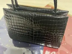 東京クロコダイル JRA認証 シャイニングクロコダイル トートバッグ