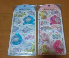 ウォーターシール　キティ　シナモロール2枚セット
