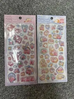 プチドロップシール　星のカービィ　二枚