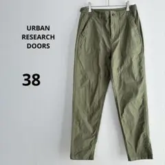 アーバンリサーチドアーズ ベイカーパンツ カーキ サイズ38