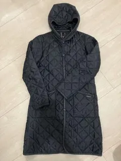 LAVENHAM ラベンハム　キルティングジャケット フード付き 黒　36