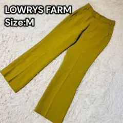 完売品　ローリーズファーム　ツイルカラーフレアパンツ　スラックス　イージーパンツ