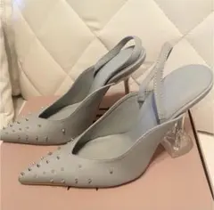 ❤︎Darich スタッズヒールパンプス❤︎のサムネイル