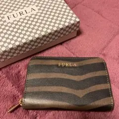 最終SALE【美品】FURLA◆ウォレットキーケース00870293ゼブラ柄のサムネイル