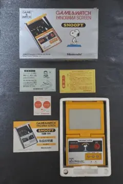 希少　ゲーム&ウォッチ スヌーピー パノラマスクリーン 週刊電子ゲームレビュー「スヌーピー（パノラマスクリーン）