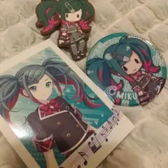 プロセカ レオミク ぱしゃこれ缶バッジラバーキーホルダーセット