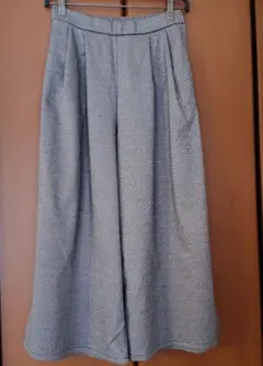 冬 ワイドパンツ