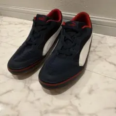 美品 清潔感◎ PUMA スニーカー 26.5cm ネイビー 室内トレーニング