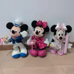 ミッキー・ミニー ぬいぐるみ 3体セット