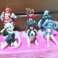 美少女フィギュア ガールズ＆パンツァー 秋山優花里 浴衣 他セット