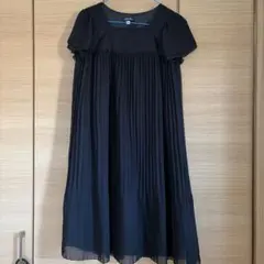 ブラック マタニティ フォーマルワンピース 9AR