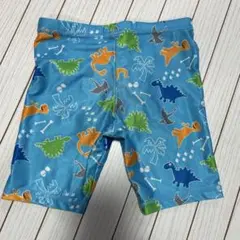 恐竜柄 水着 110サイズ 青