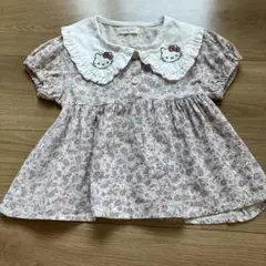 Loulou Ami 花柄ハローキティ ブラウス 100