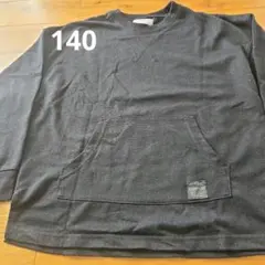 長袖カットソー 140 黒