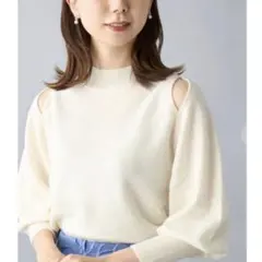 Audire Diamond knit tops (Ivory) - メルカリ