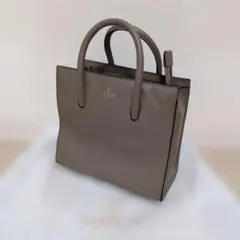 TOPKAPI レザー トートバッグ A4 大容量メタリックグレー 袋付き